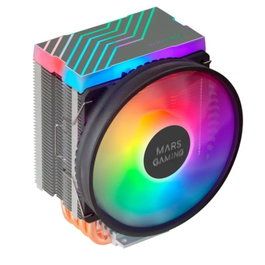 Mars Gaming MCPU44 Disipador de CPU con Iluminación DUAL ARGB y 160W TDP